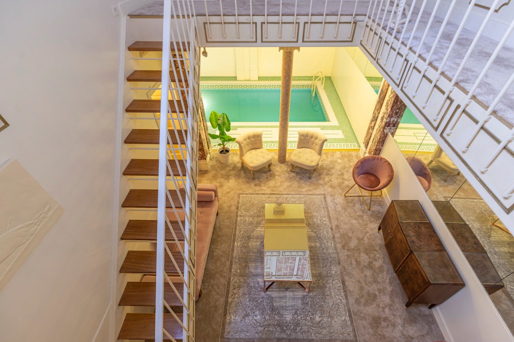 Piscine privée intérieure style ancien proche Paris – photo 6