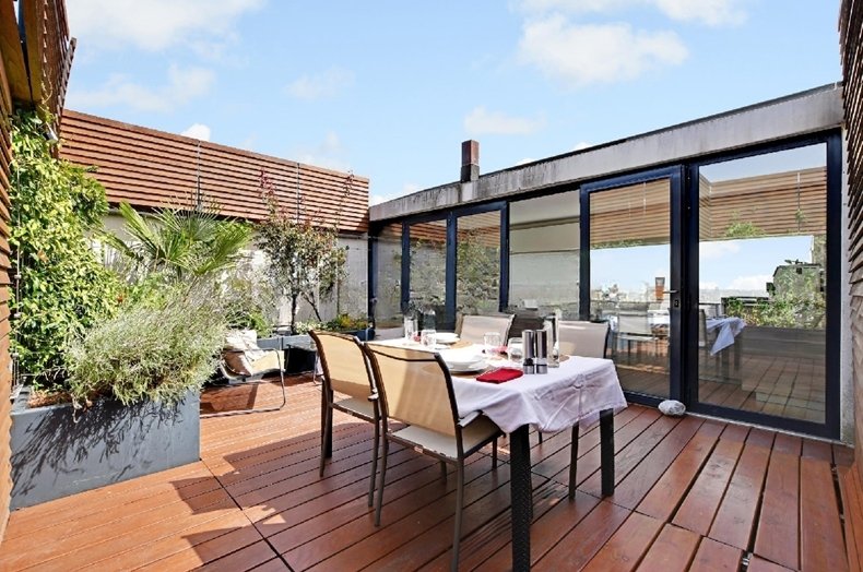 Triplex Terrasse Contemporain à Paris – photo 16