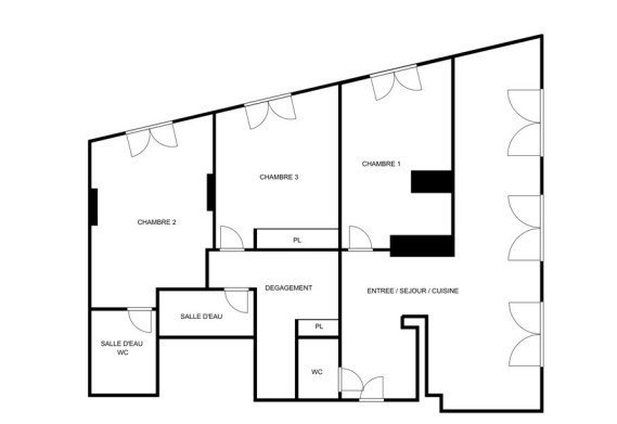 Appartement vide 144 M2 lumineux sans vis à vis – photo 2