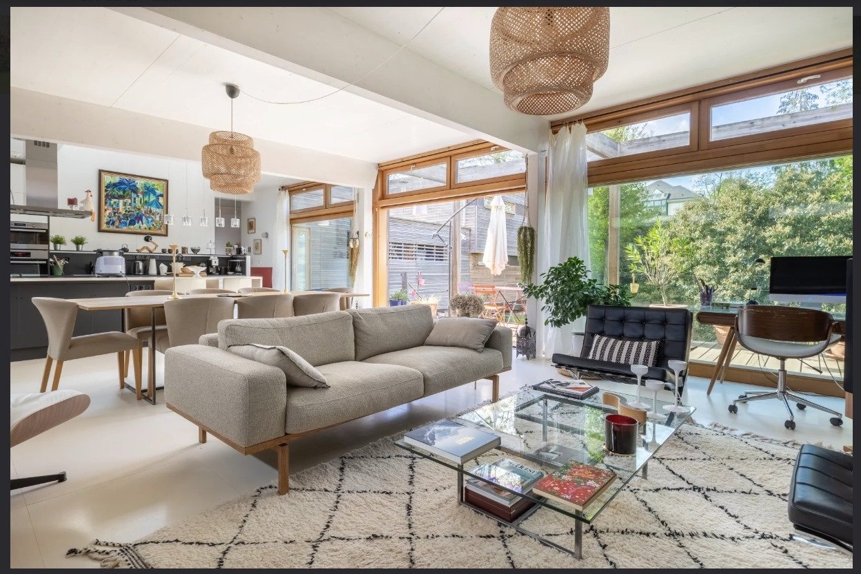 Maison en bois atypique dans un écrin de verdure proche de Paris – photo 1